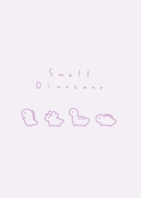 Small Dinosaur(line)/red purple skin