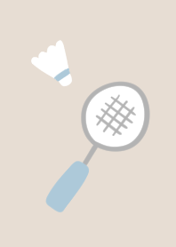 Badminton shuttle navy