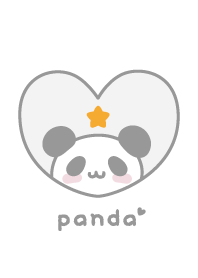 熊貓 星 [白色]