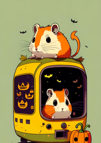 Halloween Hamster 073558