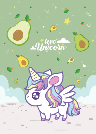 Unicorn Love Avocado Cutie