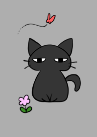 ジト目な黒猫