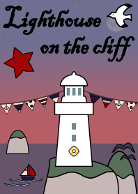 [R] Cliff-top Lighthouse + Sunset |os