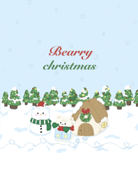 bearry kiss you bearry christmas