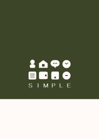 SIMPLE(beige green)V.500b