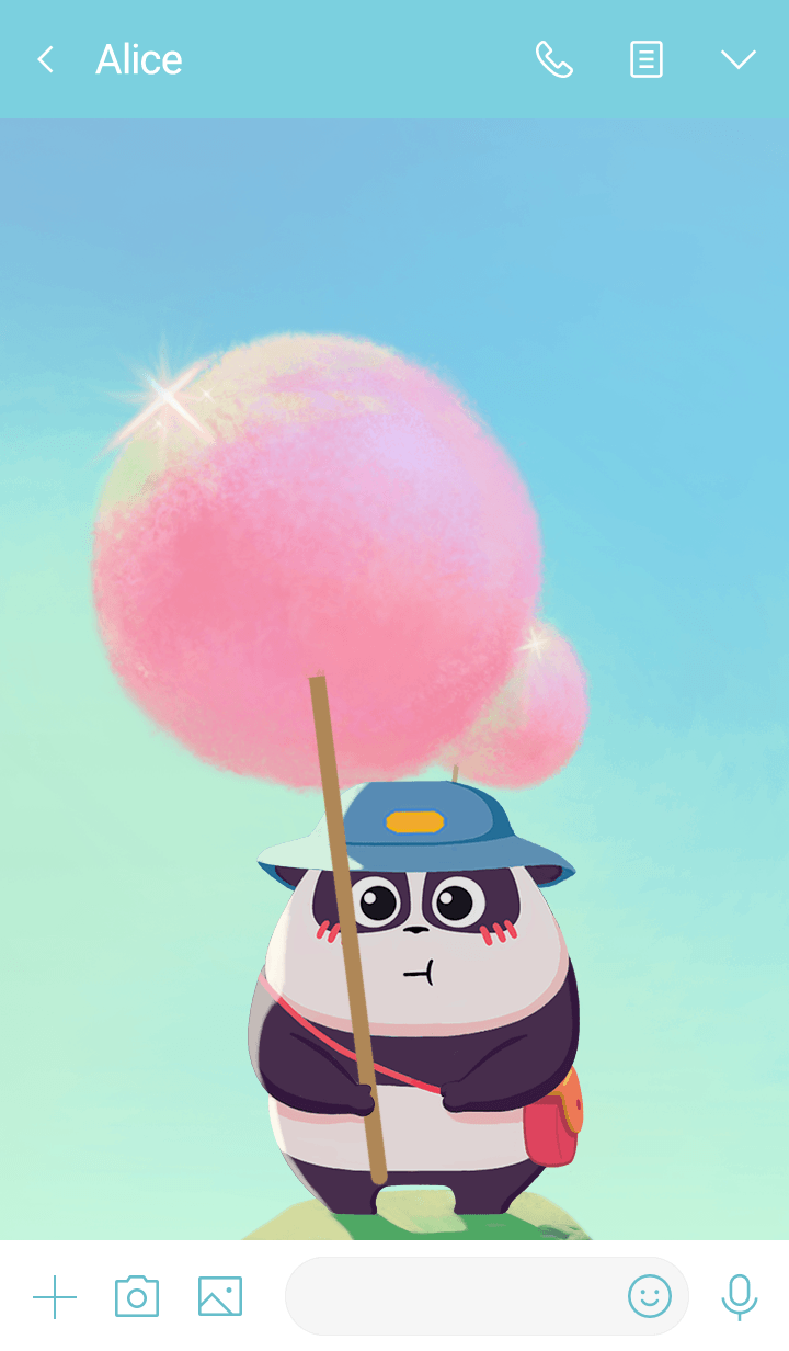 Panda Pange & cotton candy