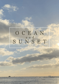 OCEAN and SUNSET-HAWAII