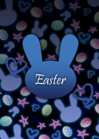 Easter -Blue rabbit-