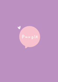 Purple and pink. Cute and simple.