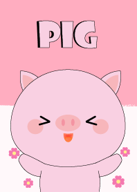 Big Head Cute Pig Theme (jp)