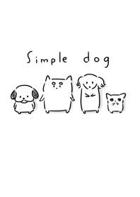 シンプル 犬