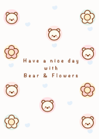 Little bear & flowers 29