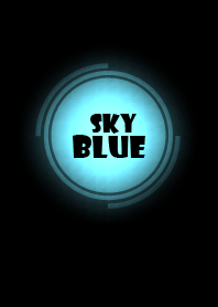 Simple sky blue in black theme vr.3
