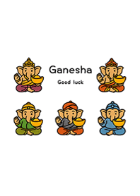 행운과 부의 신, 가네샤(순백색)