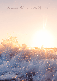Sunset Water 524 Not AI