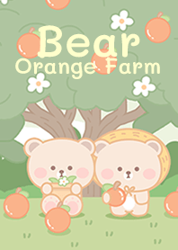 Bear in the orange farm!