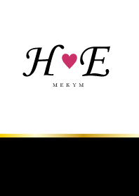 LOVE INITIAL-H&E イニシャル 27