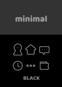 minimal theme black