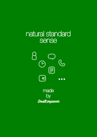 natural standard sense -green-