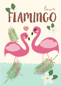 Love Flamingo-pink