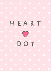 pink heart dot