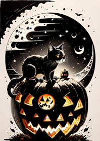 halloween cat 598dDE