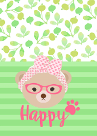 Happy baby bear