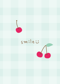 Cherry cute check3 from Japan