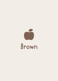 苹果 -棕色-