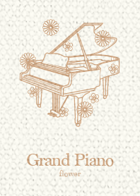 GrandPiano&flower ver_Beige2