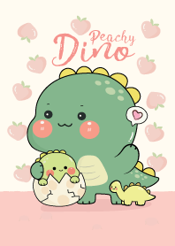 Dino Cute Peachy