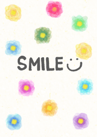 大人水彩お花-スマイル13-