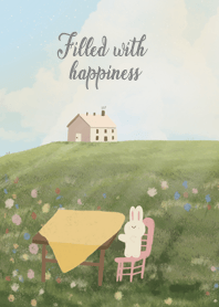 Filled with happiness