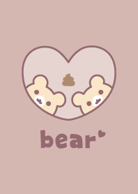 Bear Poo [Dullness Pink]
