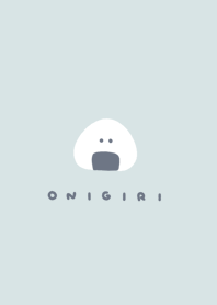 onigiri - light blue white.