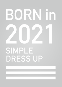 2021年生まれ/シンプル着せ替え