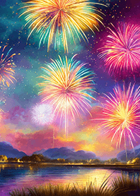 Beautiful Fireworks Theme#395