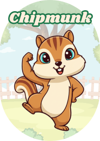 Lively and Clever Chipmunk (Red 05)