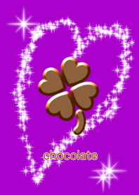lucky Clover purple VALENTINE day