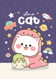 Cat Dino Galaxy