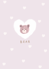 Heart and watercolor bear2.