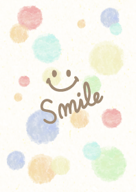 Adult watercolor Polka dot2 - smile7-