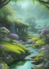 A quiet stream in the forest 3fc977