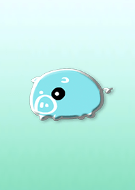 Butch pig light blue
