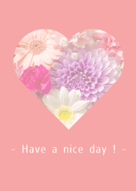 Flowers and hearts. Colorful -17-