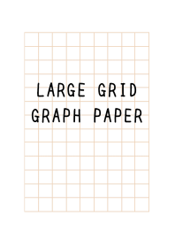 LARGE BROWN GRID GRAPH PAPER-WHITEj