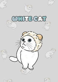 whitecat2 - light grey