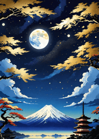 Bright Moon and Dawn 69a1C3