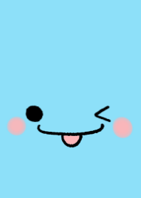 cute smile (blue)