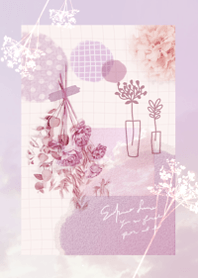 Sky and dried flowers10.